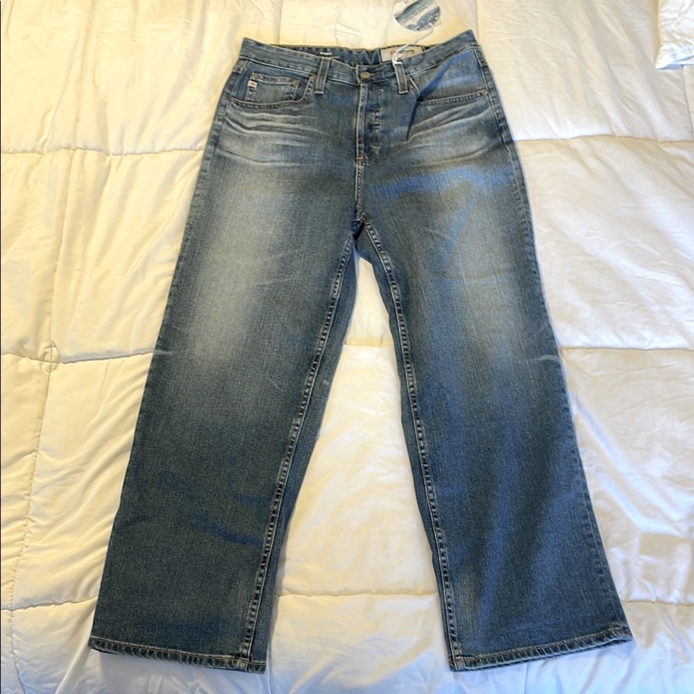 AG Knoxx High Rise Baggy Boyfriend Jeans NWT 27